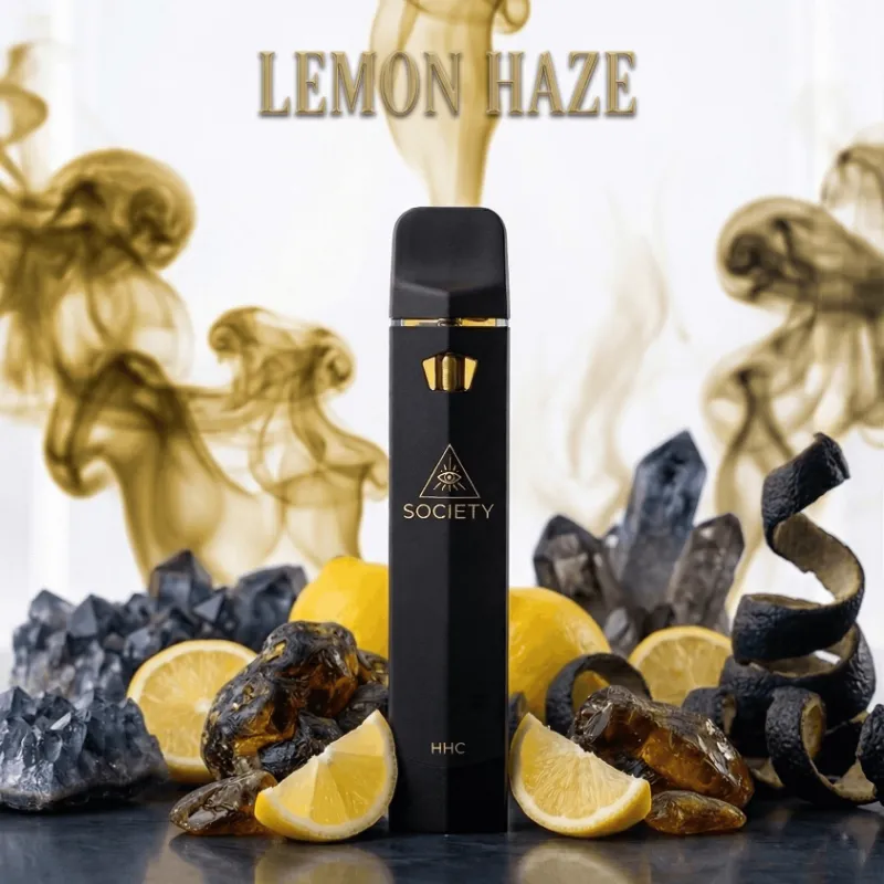 Society's Plant High Happy Canna Disposable Pen HHC vape in Lemon Haze strain