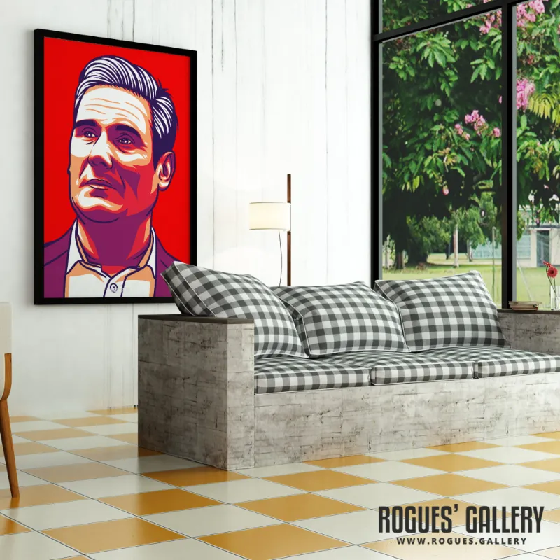 Rogues Gallery A New Hope Sir Keir Starmer Politics Series print in pop art style