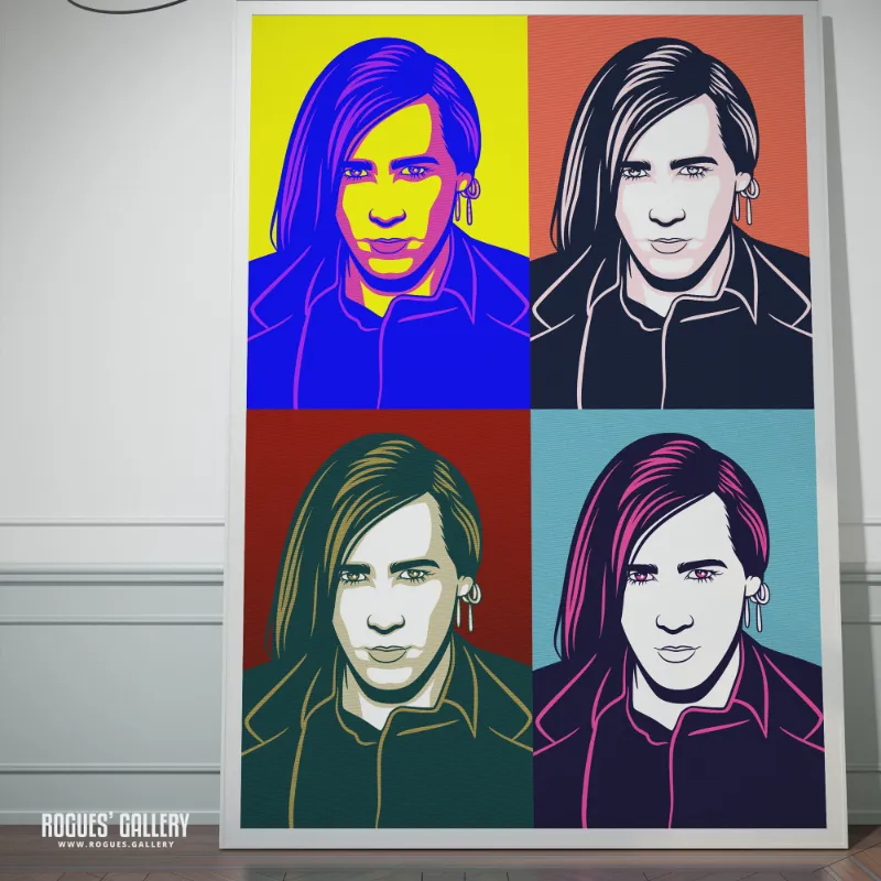 Rogues Gallery 80s Retro Project: Phil Oakey pop art print
