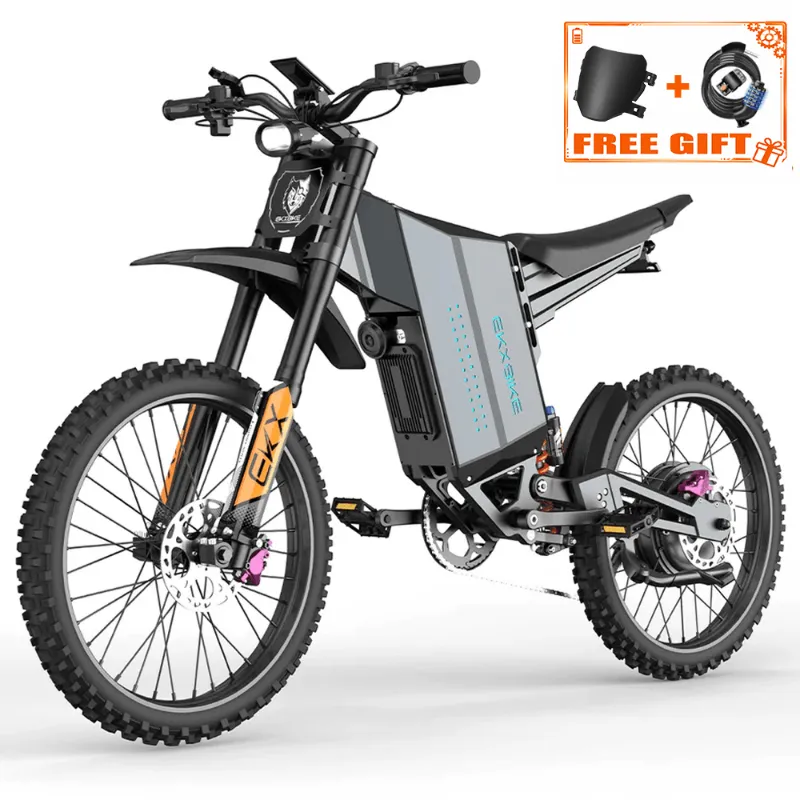 EKXbike GTS X22 flagship off-road electric bike, side view photo