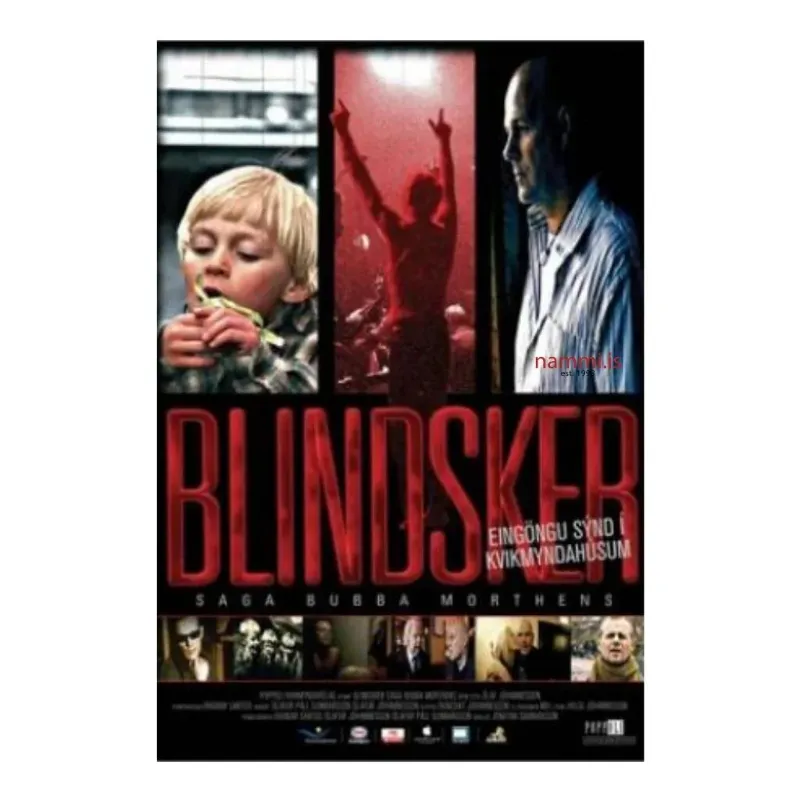 Nammi Blindsker DVD case featuring Icelandic documentary film