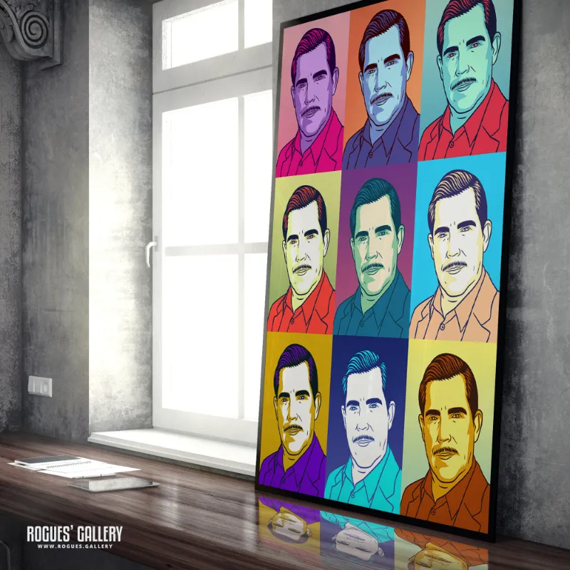 Rogues Gallery Boris Blank Yello pop art print two color versions