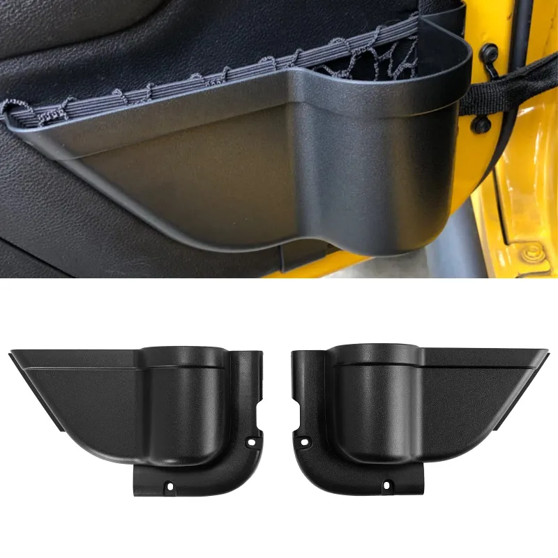 Sunpie ABS front door storage box set for 2011-2018 Jeep Wrangler JK JKU 2-door and 4-door