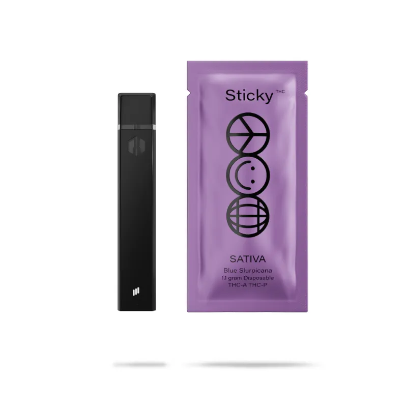 Hipuffy Blue Slurpicana THCa THCp Disposable vape pen, 1 gram sativa strain
