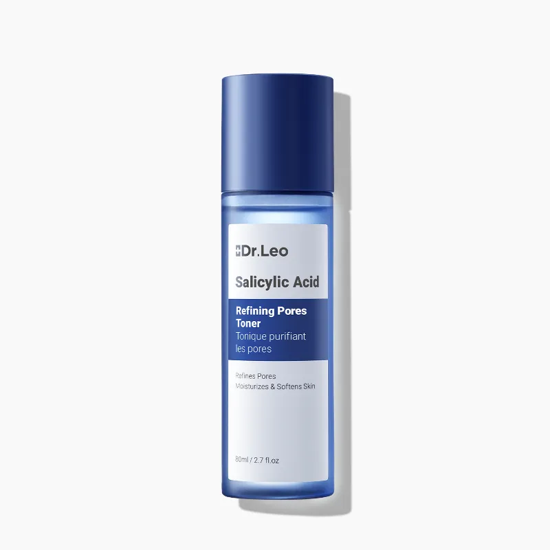 Dr Leo Salicylic Acid Refining Pores Toner bottle with dropper applicator
