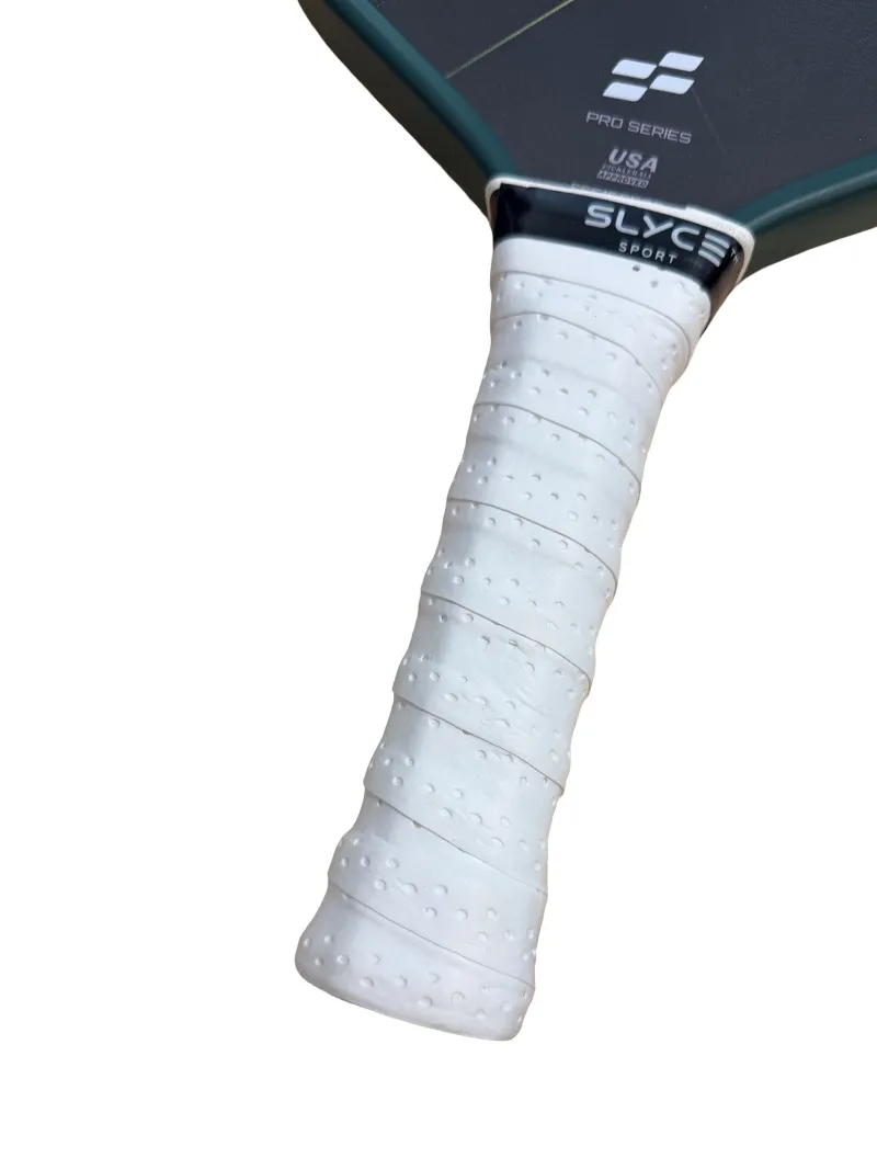 SLYCE Sport GRYPs perforated over wraps for pickleball paddle with breathable design