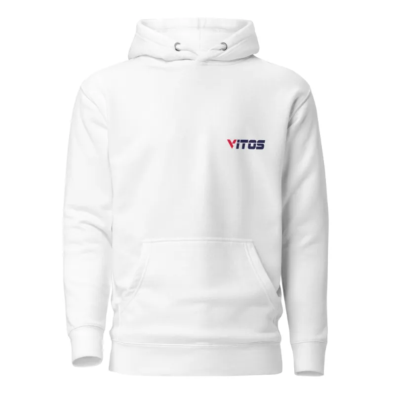 Vitos Unisex Hoodie with front pouch pocket and hood
