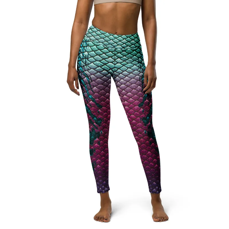 Sereia Guardiã Aphrodite Yoga Leggings, soft stretch leggings with raised waistband