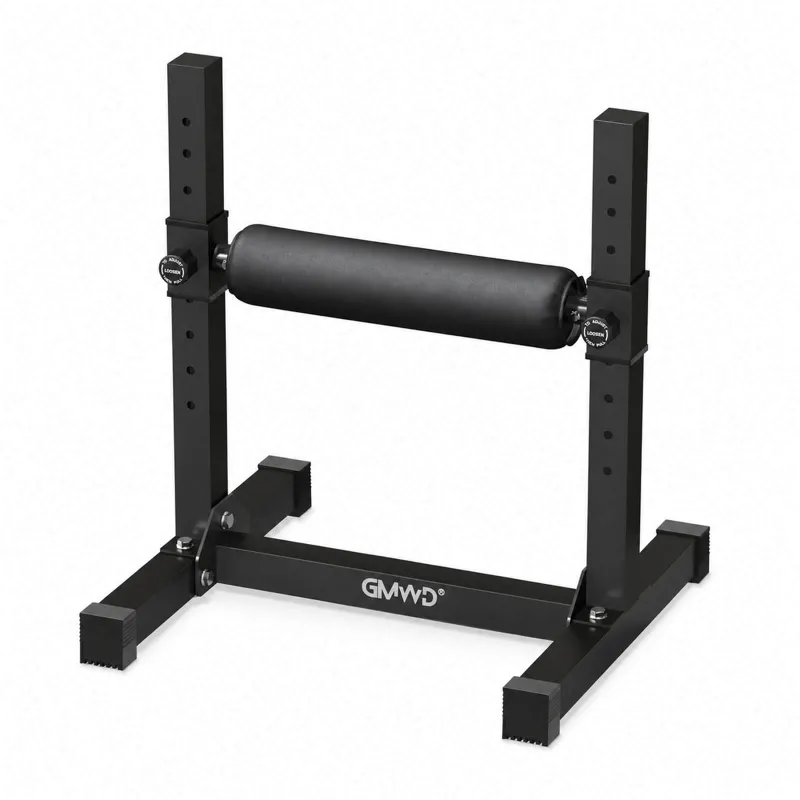 GMWD Fitness Single Leg Squat Roller JD01 showing adjustable pad and steel frame for unilateral leg training