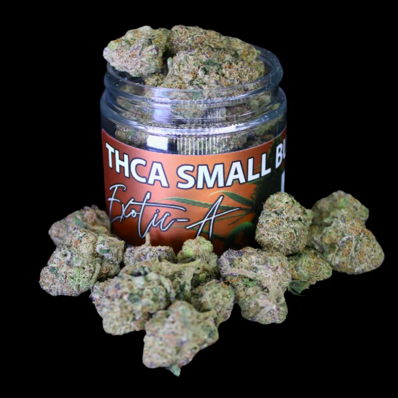 THCA Small Buds Jäger Diesel Exotic THCA Flower premium indoor buds