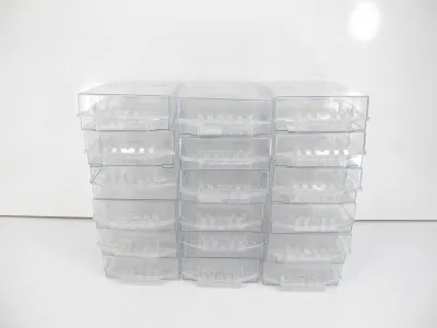 ZeereeZ 18 Extra Large Fully Enclosed DVD Video Game Anti Theft Security Case 8x6x2.25 security cases stacked