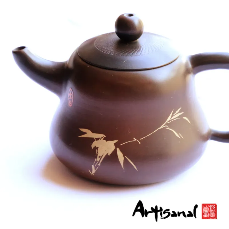 Wild Tea Qi The Movements of the Heaven Jian Shui purple clay teapot by Little Dragon