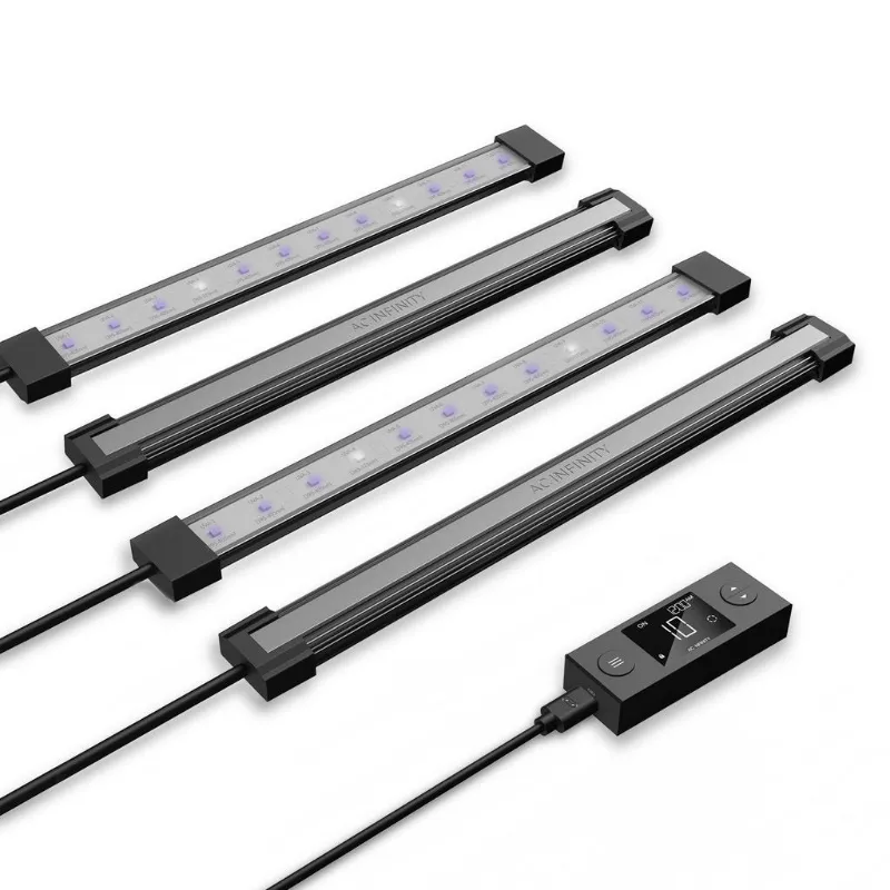 Mass Hydroponics AC Infinity IONBEAM U4 11 inch UV spectrum LED bar kit with four bars