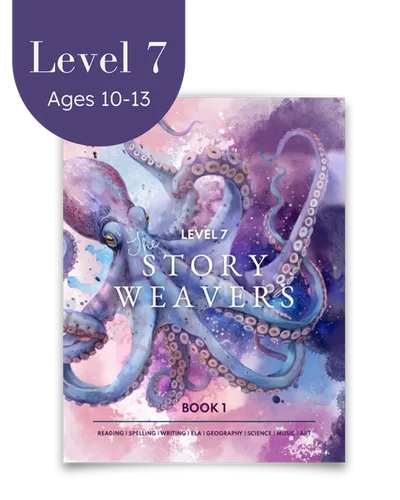 The Story Weavers Level 7 Beta homeschool curriculum books and manuals