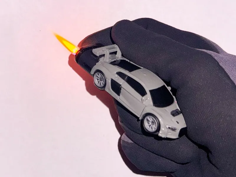 SoCal Divinity Audi R8 Refillable Lighter with custom handmade car design