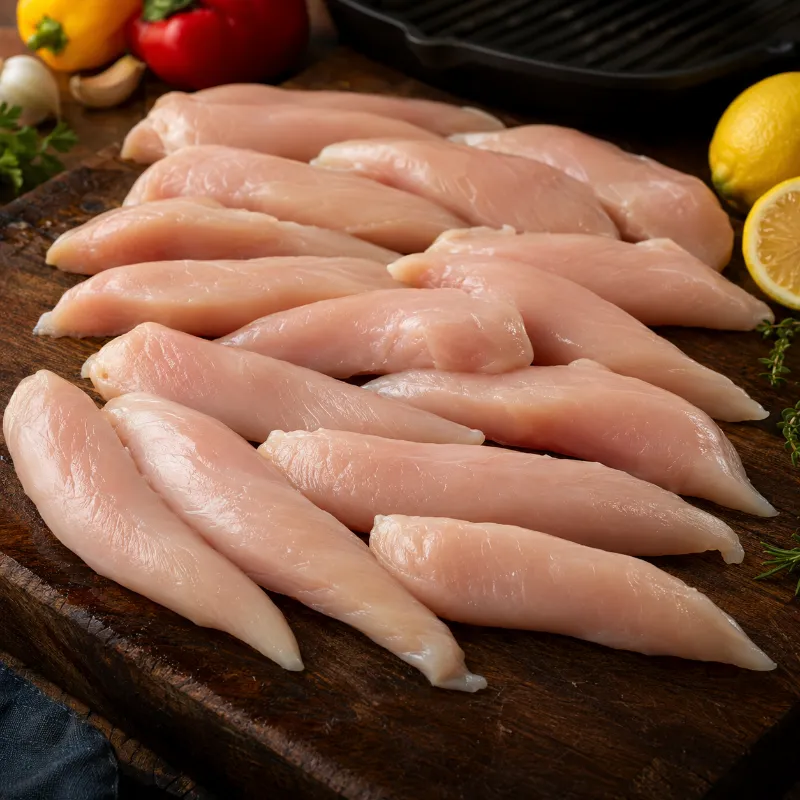 Halal World Depot Crescent Foods Chicken Tenders, all-natural portioned strips