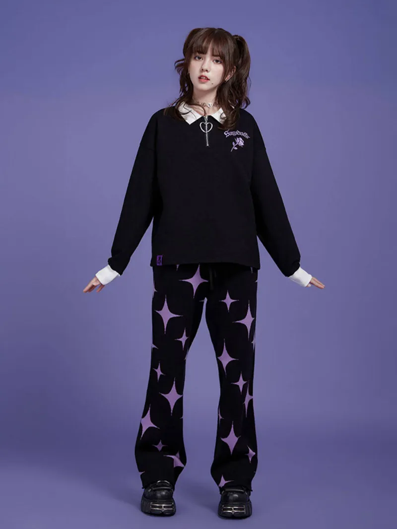 Juwas Black Viscose Nylon Blend Pants depicting the dark trousers with a clean straight leg and smooth fabric texture.