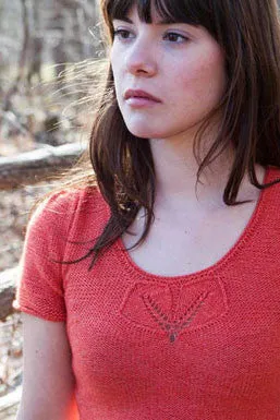 Kristen TenDyke Ceylon pullover in fine gauge baby alpaca cotton blend