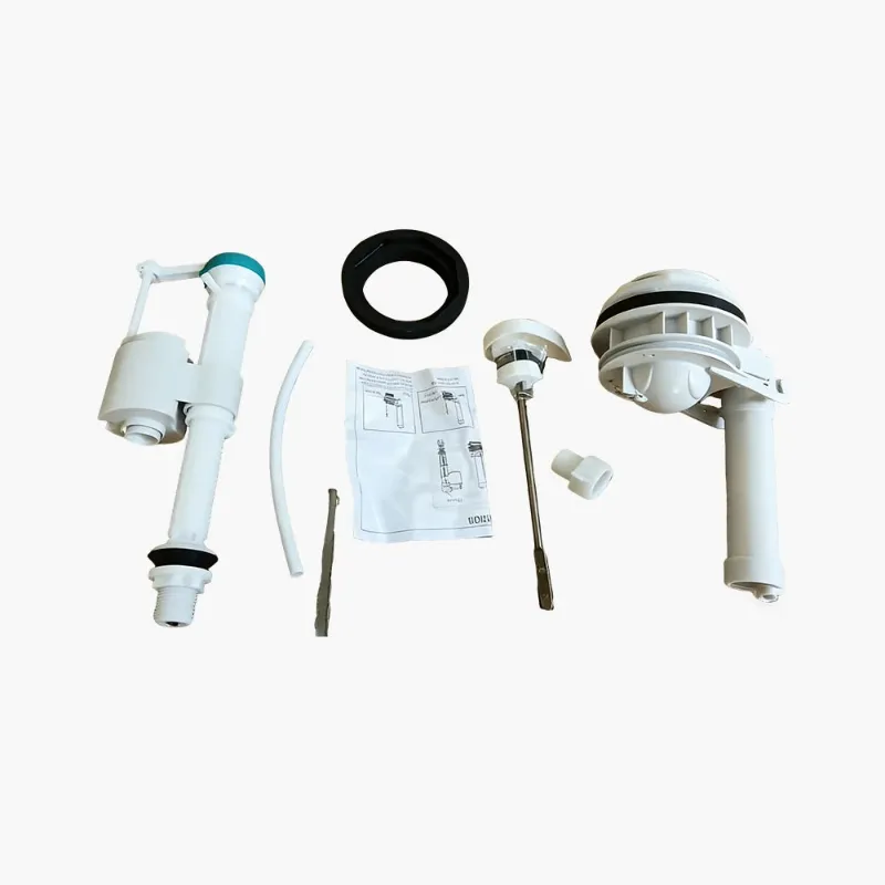 HOROW Single Flush Repair Kit Model 01S-01-01 for Two-Piece Toilet showing flush valve parts