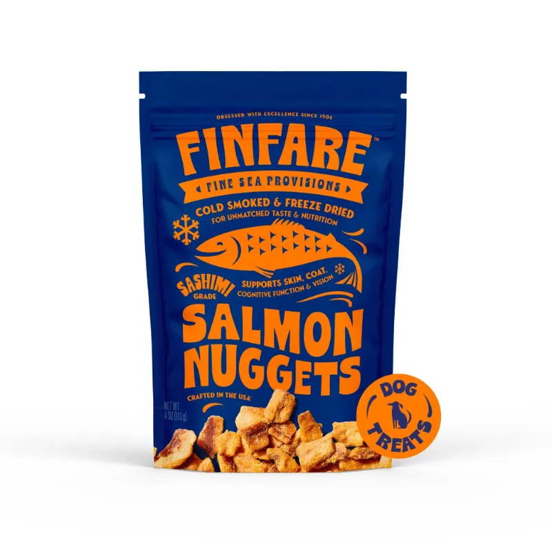 Found My Animal 4oz Freeze-Dried Salmon Nuggets for Dogs in resealable pouch