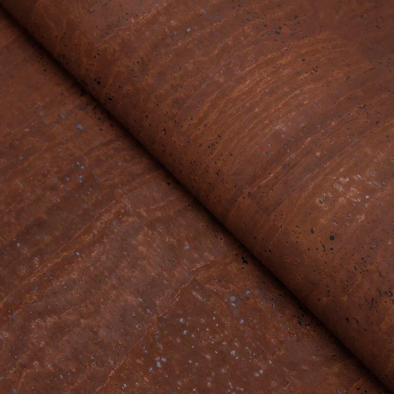 Corkadia Brown Cork Wholesale Fabric COF-131 sheet of brown cork leather