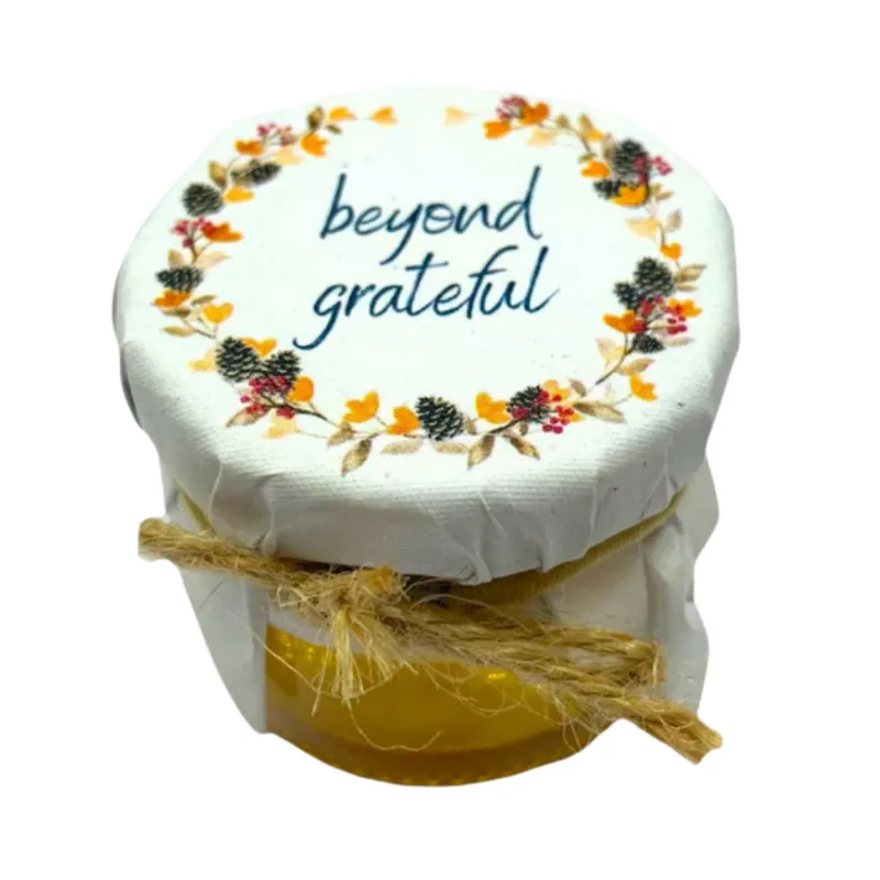 HoneySpree Beyond Grateful mini honey jar gift