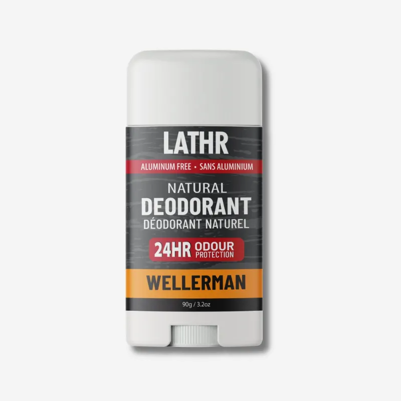 LATHR Natural Deodorant Wellerman in eco-friendly container