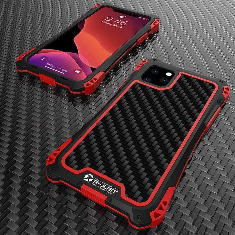 Techypop Hardcore Bumper Frame Military Grade Ultimate Shockproof Full Body Protective Case for iPhone