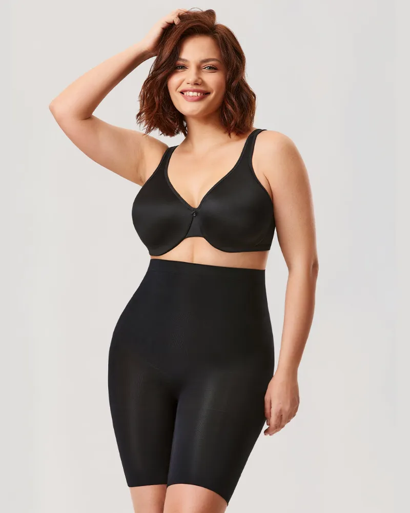 Essenther Global High Waisted Shapewear Short shown on model