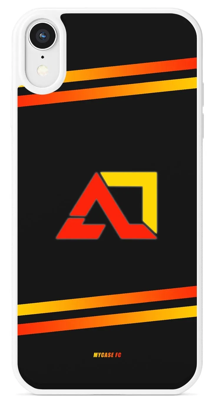 MYCASE FC AJ ESPORT phone case in soft silicone showing club colors and design