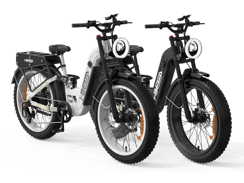 HiKeep 26F Electric Cargo Bike with fat tires and rear cargo rack