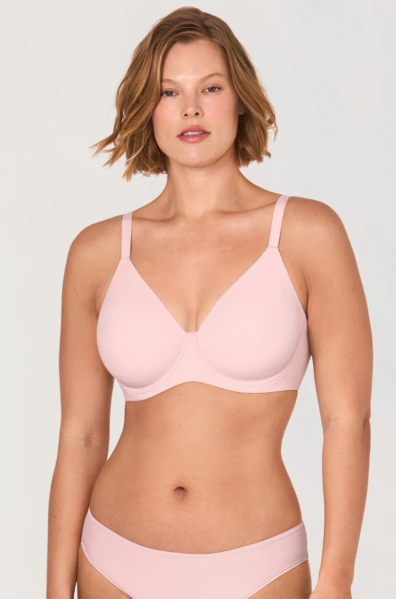 Essenther Global Inbarely Lift Seamless T-shirt Bra with underwire support and smooth U-back