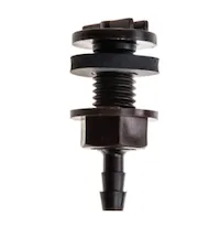 Mass Hydroponics 8mm bulkhead through hull tank connector for Blumat systems