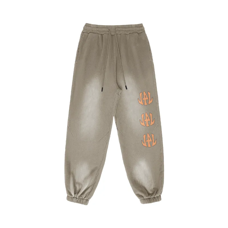 LivingForALivin L4L sweats showing vintage-inspired oversized tapered sweatpants