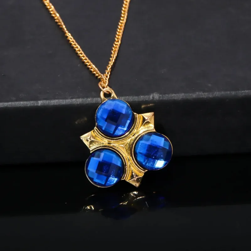 Animeancy Breath Of The Wild Sapphire Necklace pendant