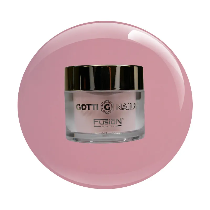 Gotti Nails #111F Fusion Powder Break My Soul, holographic silver glitter dip powder jar