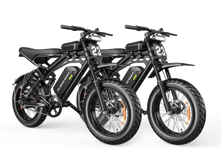 HiKeep K6 Electric Dirt Bike compact design with full suspension and fat tires