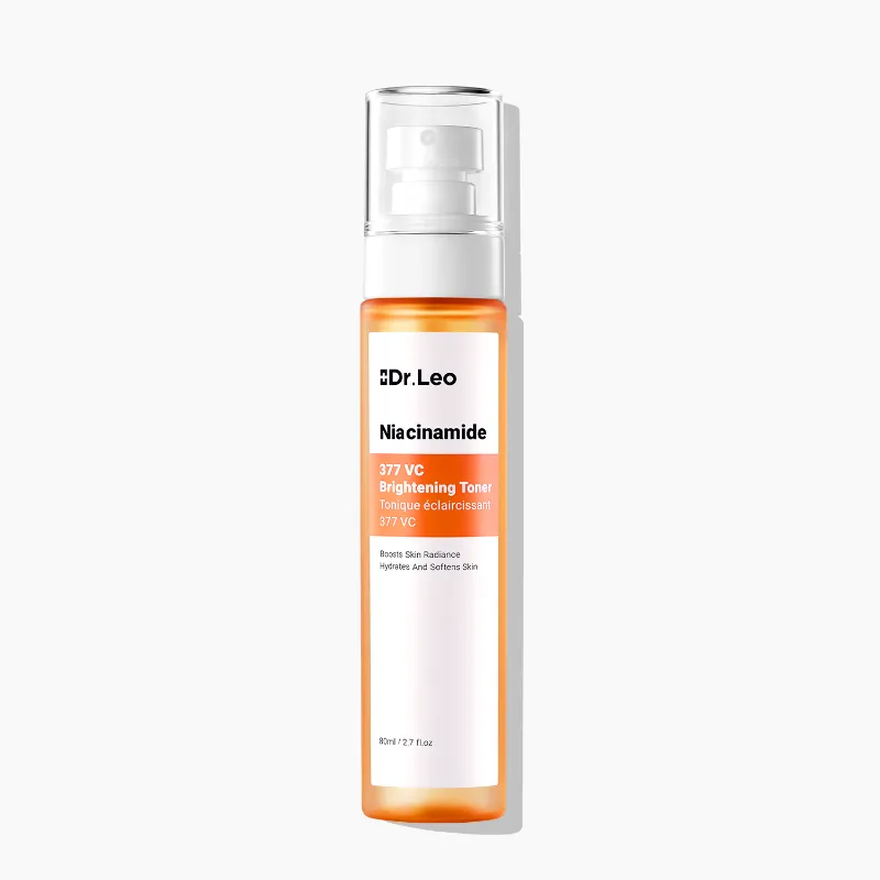 Dr Leo Niacinamide 377 VC Brightening Toner bottle with dropper