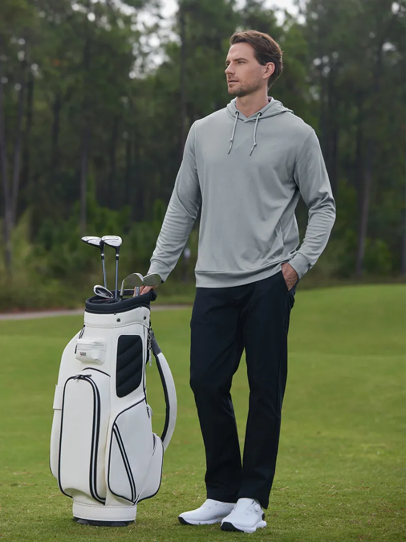 Maelreg Golf Classic Heather Pullover Hoodies with 2 Pocket front view