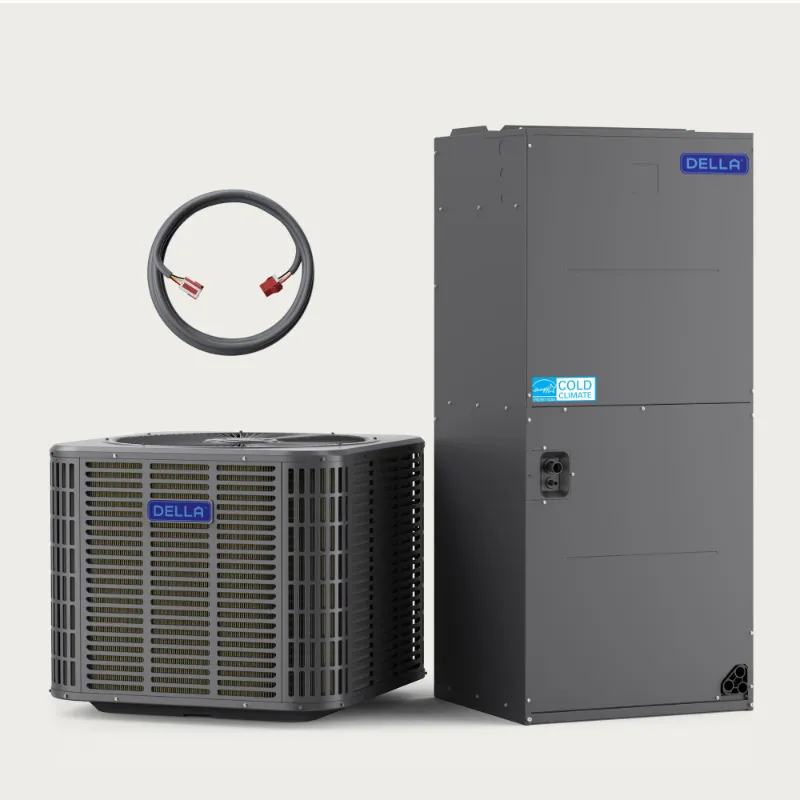 Della Home 47,000 BTU ducted central air conditioner system with indoor air handler unit