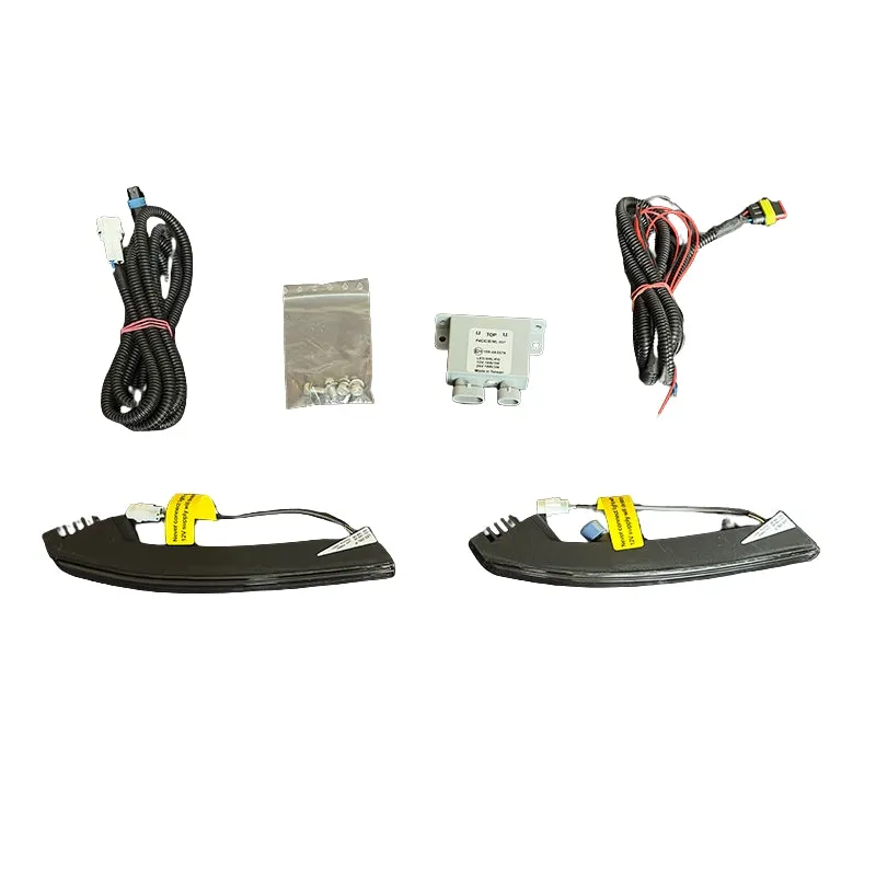 Twenty Two Tuning BRABUS Front Bumper Daytime Running Lights showing LED light assemblies