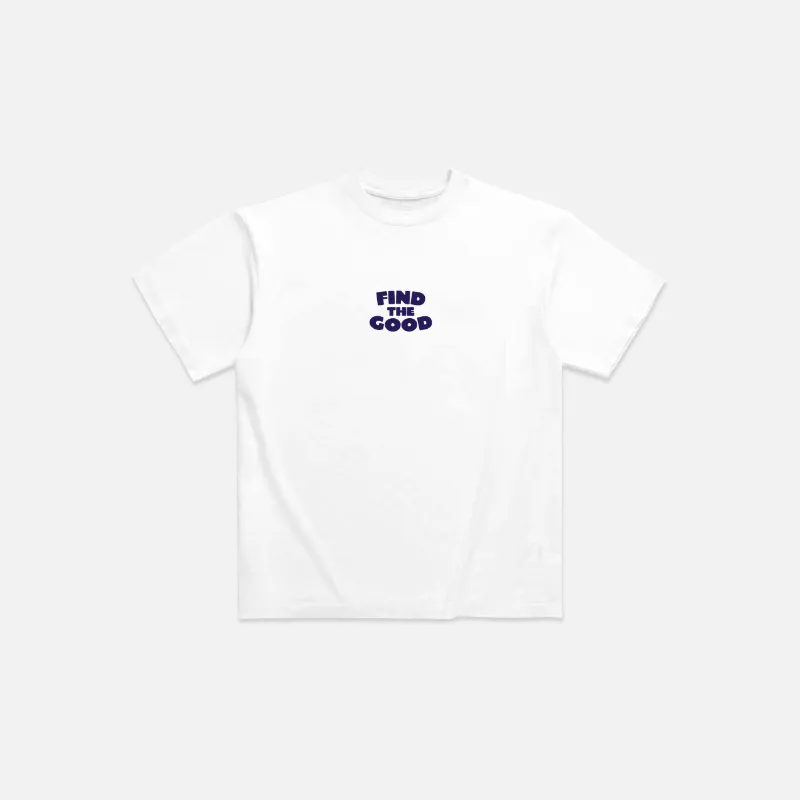 Find The Good Brand FTG Bold Print Tee with oversized back screen print