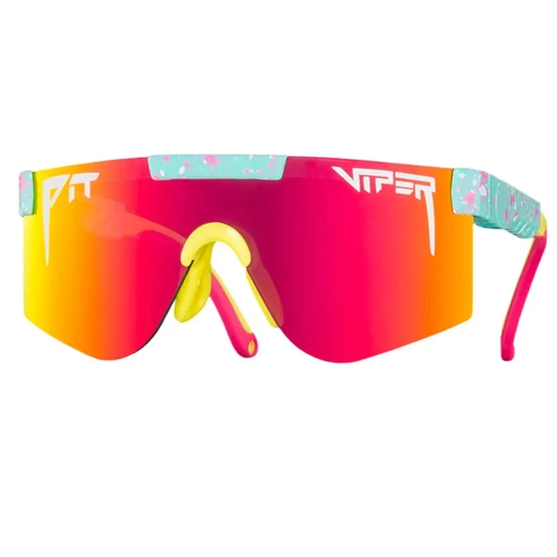 PUPU Sports Kids UV400 Sports Sunglasses for Outdoor Eyewear in bold colorful design for boys and girls