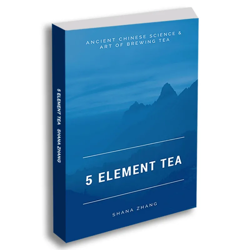 Wild Tea Qi 5 Element Tea book cover showing title and traditional design elements