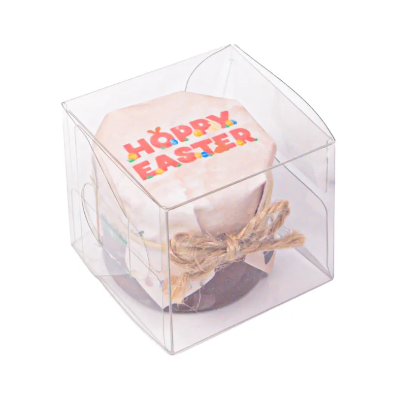 HoneySpree Happy Easter Honey Jar in clear box packaging
