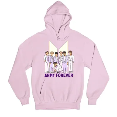 The Banyan Tee US BTS Hoodie Army Forever, pullover fleece hoodie with band graphics