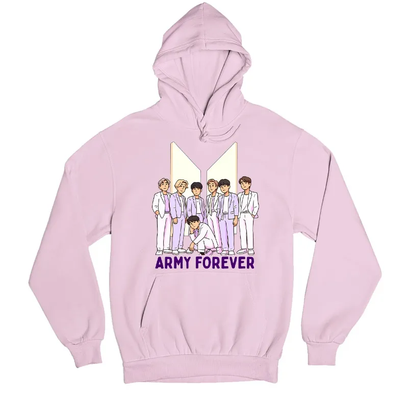 The Banyan Tee US BTS Hoodie Army Forever, pullover fleece hoodie with band graphics