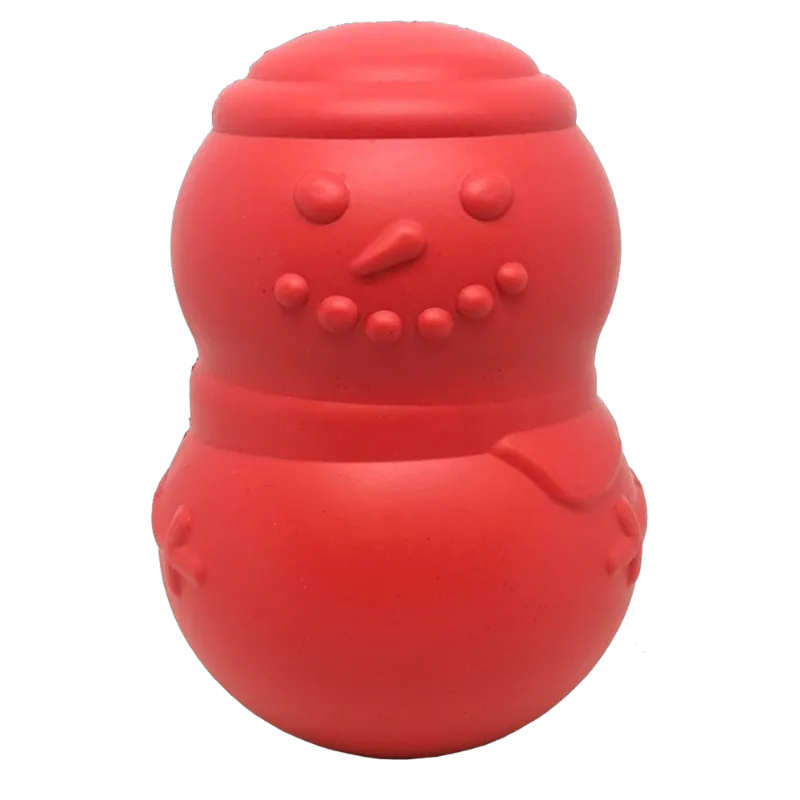 Soda Pup Snowman Dog Toy durable winter chew toy for large dogs made in the USA