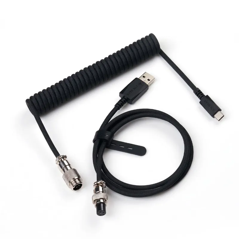 ATK Gaming Gear Customized 8K Aviator Coiled Keyboard Cable with GX12 connector