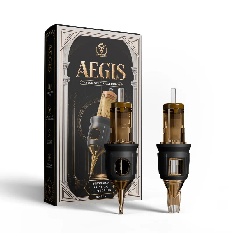 Ambition Tattoo AEGIS Tattoo Cartridge needles Round Magnum with silicone grip